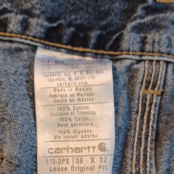 Carhartt Blue Relaxed Fit Jeans - Picture 11 of 12